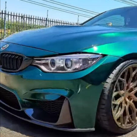 カンタキルト　マルチカバー　#99 Green Leopard rose gar Gloss Hunter Green Vinyl Wrap – Teckwrap International